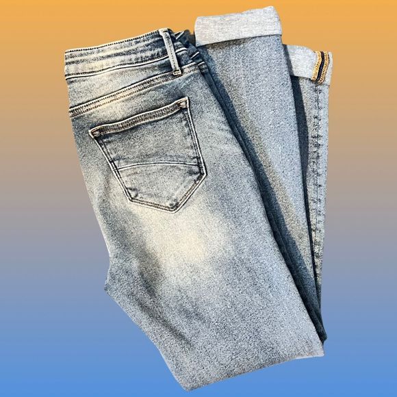 Driftwood Classic Fit Jackie Light Wash Cuffed Jeans Size 27x27 - Picture 4 of 4